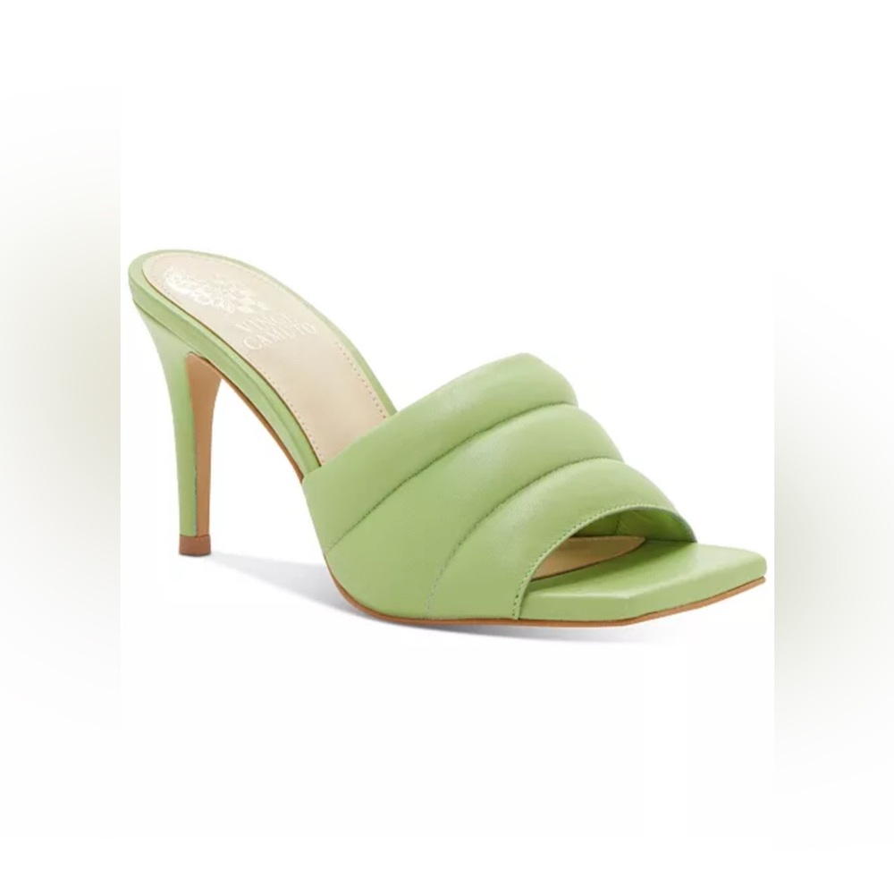 Vince Camuto Mint Leather Pumps